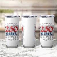 250 Years Declaration of Independence Tumbler Cup Historic Patriotic 1776 to 2026 Semiquincentennial - Wonder Print Shop