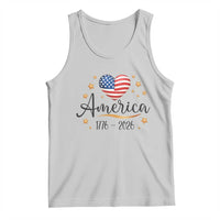 America Heart 250 Years Tank Top US Semiquincentennial Cute Patriotic 1776 to 2026 - Wonder Print Shop
