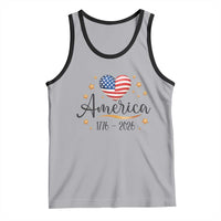 America Heart 250 Years Tank Top US Semiquincentennial Cute Patriotic 1776 to 2026 - Wonder Print Shop