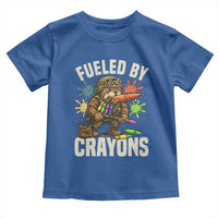 Fueled by Crayons Bulldog Soldier Toddler T Shirt Funny Combat Veteran Crayon Launcher - Wonder Print Shop