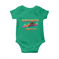Nom Nom Nom Crayons Baby Onesie Since 1775 Funny Military Joke Veterans - Wonder Print Shop