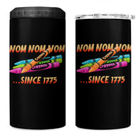 Nom Nom Nom Crayons 4 in 1 Can Cooler Tumbler Since 1775 Funny Military Joke Veterans - Wonder Print Shop