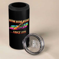 Nom Nom Nom Crayons 4 in 1 Can Cooler Tumbler Since 1775 Funny Military Joke Veterans - Wonder Print Shop