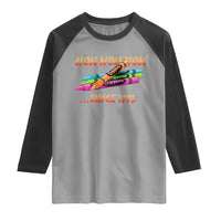 Nom Nom Nom Crayons Raglan Shirt Since 1775 Funny Military Joke Veterans - Wonder Print Shop