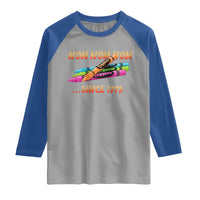Nom Nom Nom Crayons Raglan Shirt Since 1775 Funny Military Joke Veterans - Wonder Print Shop
