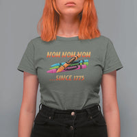 Nom Nom Nom Crayons T Shirt For Women Since 1775 Funny Military Joke Veterans - Wonder Print Shop
