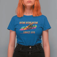 Nom Nom Nom Crayons T Shirt For Women Since 1775 Funny Military Joke Veterans - Wonder Print Shop