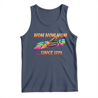 Nom Nom Nom Crayons Tank Top Since 1775 Funny Military Joke Veterans - Wonder Print Shop