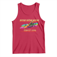 Nom Nom Nom Crayons Tank Top Since 1775 Funny Military Joke Veterans - Wonder Print Shop