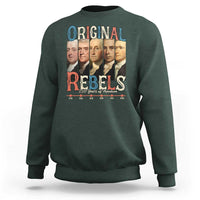 Original Rebels 250 Years of Freedom Sweatshirt Founding Fathers Patriotic 1776 to 2026 Semiquincentennial - Wonder Print Shop