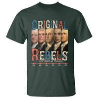 Original Rebels 250 Years of Freedom T Shirt Founding Fathers Patriotic 1776 to 2026 Semiquincentennial - Wonder Print Shop