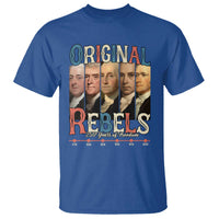 Original Rebels 250 Years of Freedom T Shirt Founding Fathers Patriotic 1776 to 2026 Semiquincentennial - Wonder Print Shop