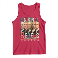 Original Rebels 250 Years of Freedom Tank Top Founding Fathers Patriotic 1776 to 2026 Semiquincentennial - Wonder Print Shop