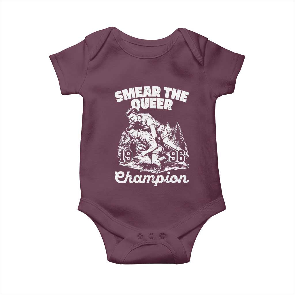 Sarcastic Smear The Qur Playround Game Baby Onesie LGBTQ Queer Pride - Wonder Print Shop