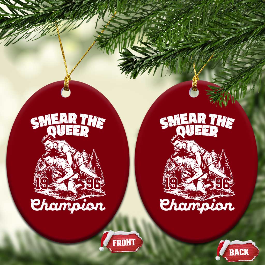 Sarcastic Smear The Qur Playround Game Ceramic Ornament LGBTQ Queer Pride - Wonder Print Shop