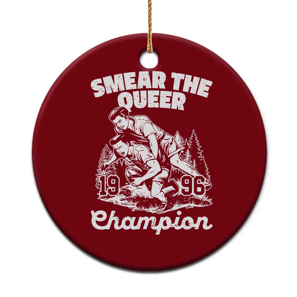 Sarcastic Smear The Qur Playround Game Ceramic Ornament LGBTQ Queer Pride - Wonder Print Shop