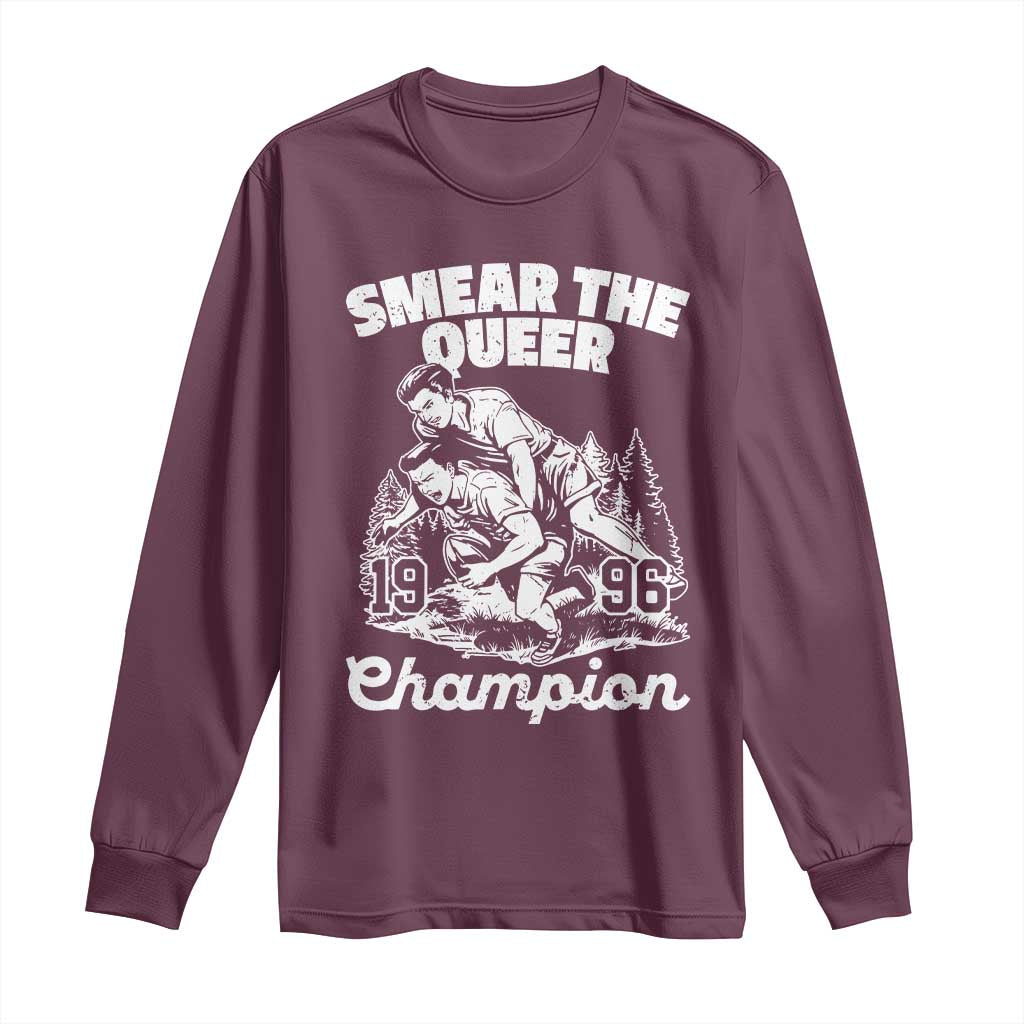 Sarcastic Smear The Qur Playround Game Long Sleeve Shirt LGBTQ Queer Pride - Wonder Print Shop