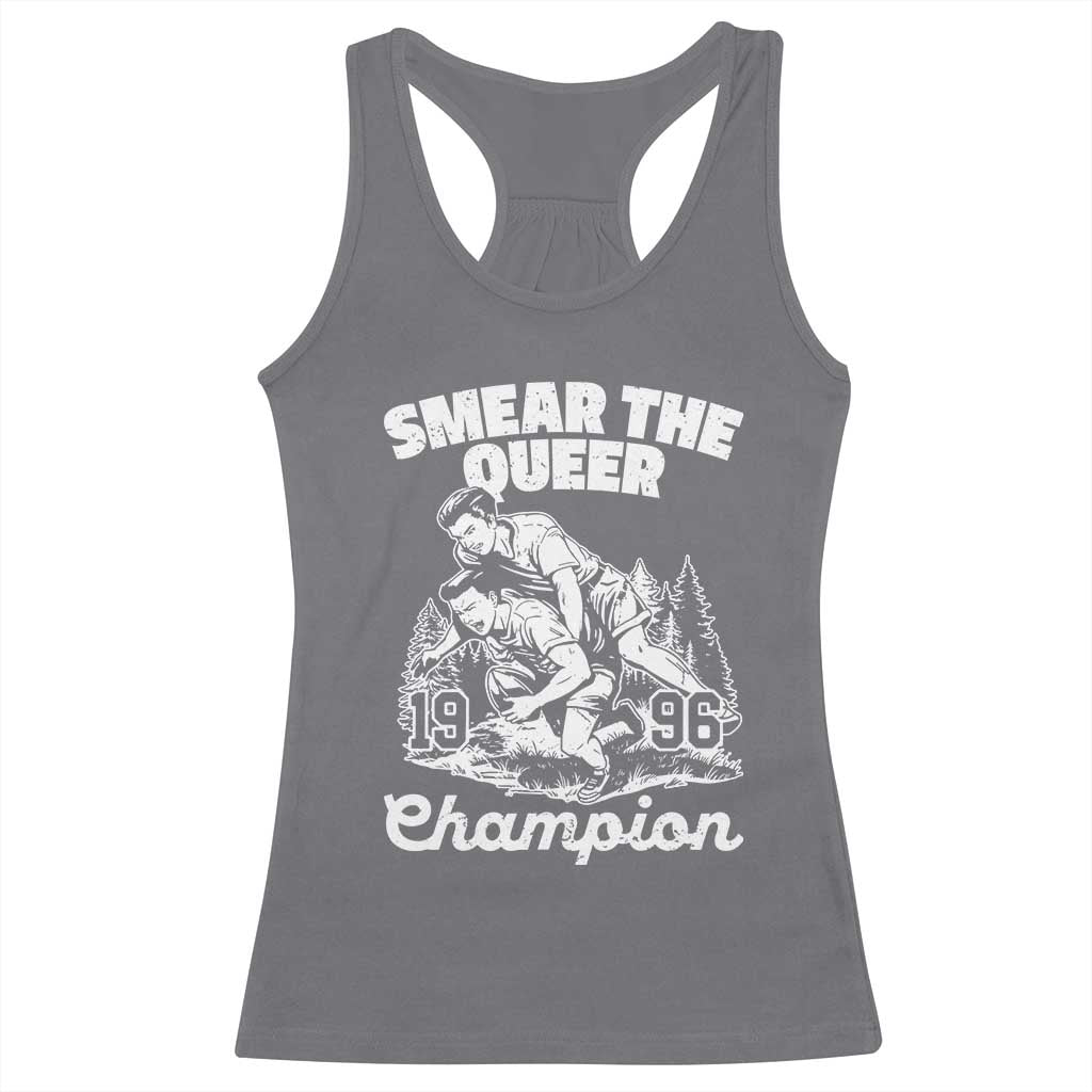 Sarcastic Smear The Qur Playround Game Racerback Tank Top LGBTQ Queer Pride - Wonder Print Shop