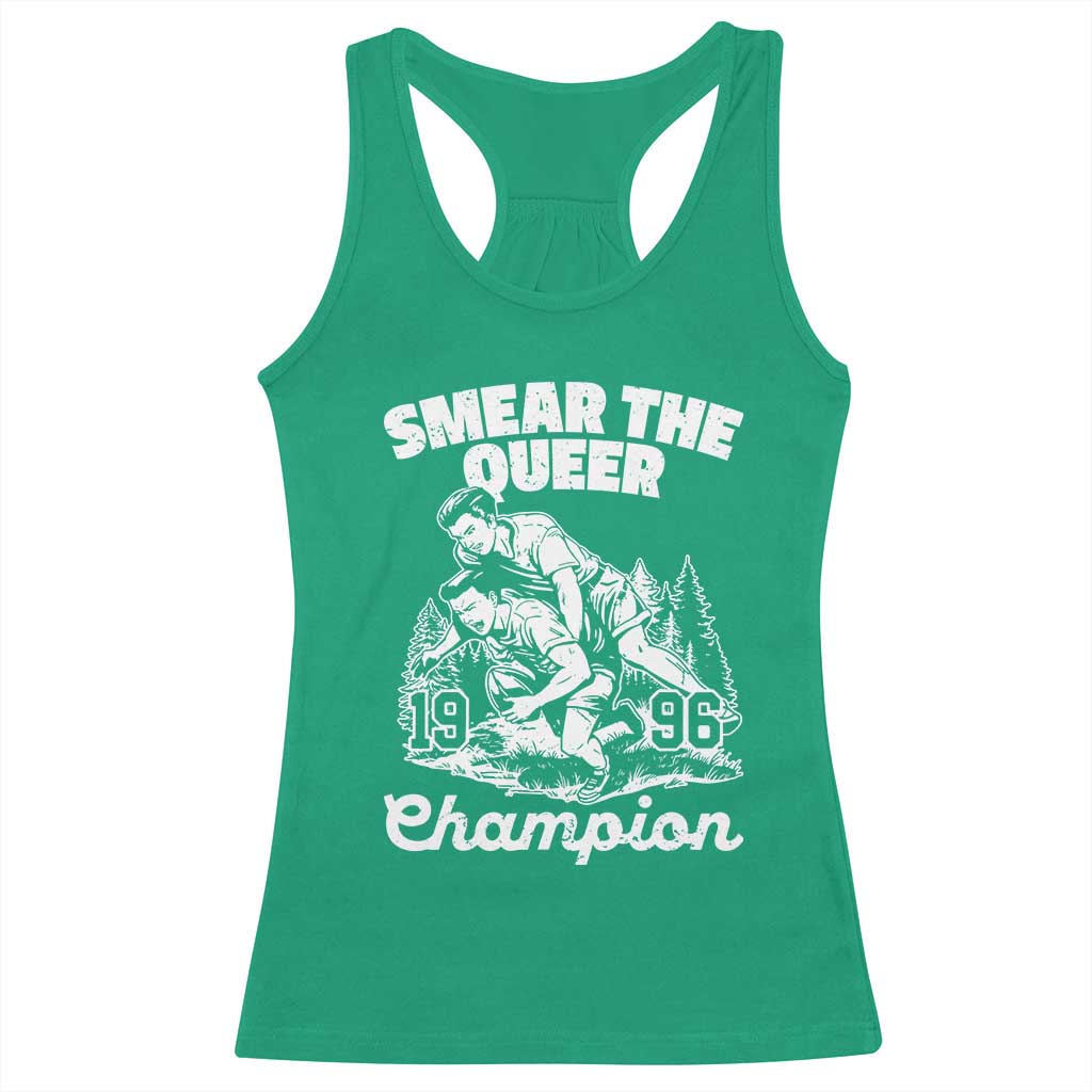 Sarcastic Smear The Qur Playround Game Racerback Tank Top LGBTQ Queer Pride - Wonder Print Shop
