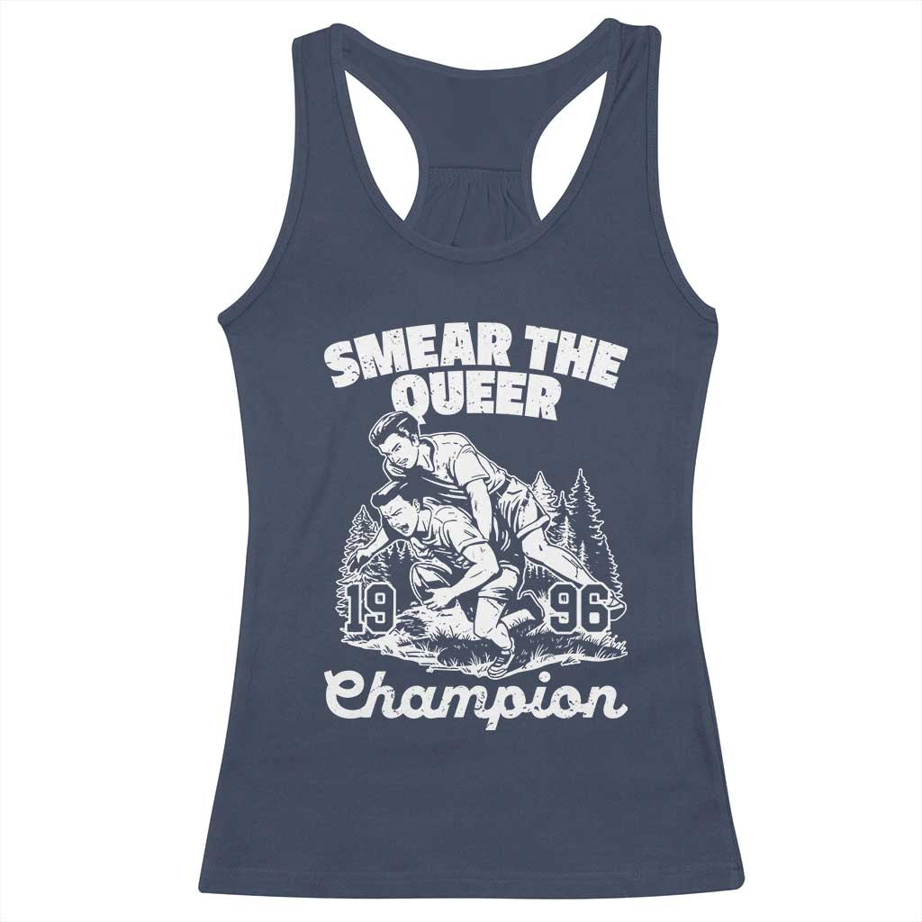 Sarcastic Smear The Qur Playround Game Racerback Tank Top LGBTQ Queer Pride - Wonder Print Shop