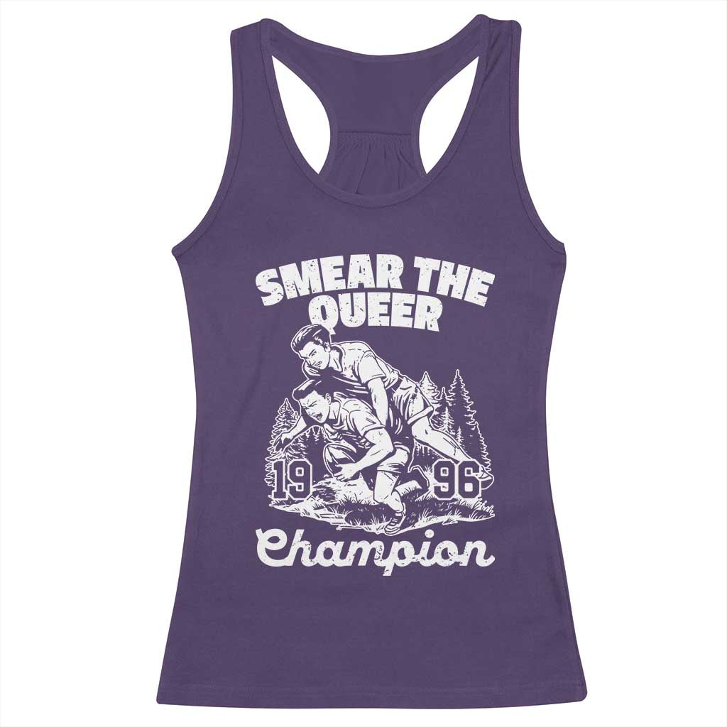 Sarcastic Smear The Qur Playround Game Racerback Tank Top LGBTQ Queer Pride - Wonder Print Shop