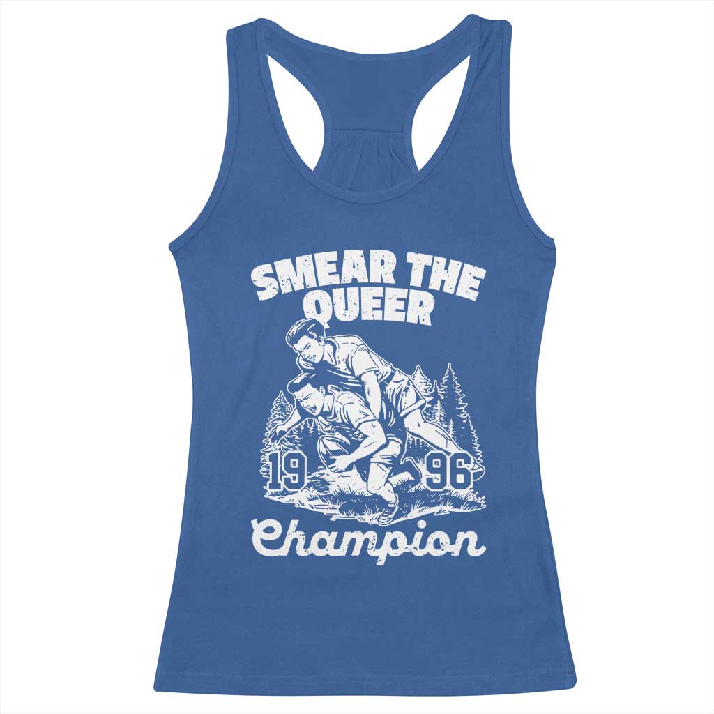 Sarcastic Smear The Qur Playround Game Racerback Tank Top LGBTQ Queer Pride - Wonder Print Shop