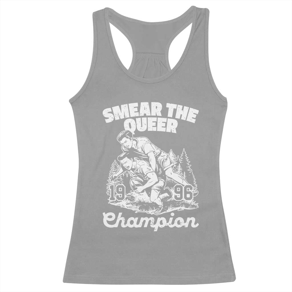 Sarcastic Smear The Qur Playround Game Racerback Tank Top LGBTQ Queer Pride - Wonder Print Shop