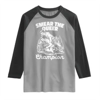 Sarcastic Smear The Qur Playround Game Raglan Shirt LGBTQ Queer Pride - Wonder Print Shop