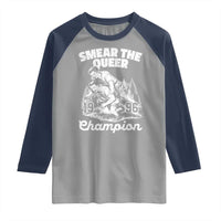 Sarcastic Smear The Qur Playround Game Raglan Shirt LGBTQ Queer Pride - Wonder Print Shop