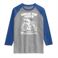 Sarcastic Smear The Qur Playround Game Raglan Shirt LGBTQ Queer Pride - Wonder Print Shop