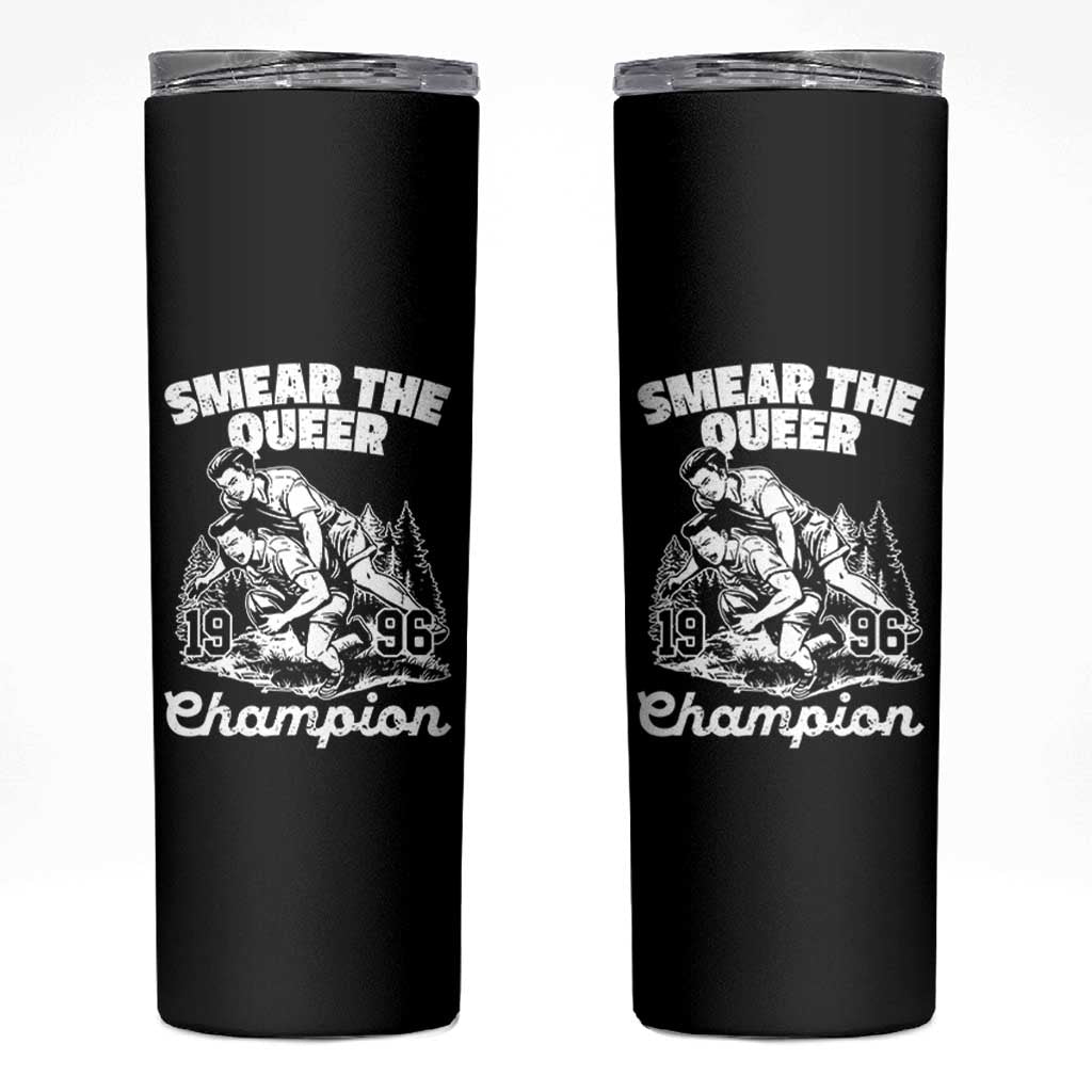 Sarcastic Smear The Qur Playround Game Skinny Tumbler LGBTQ Queer Pride - Wonder Print Shop
