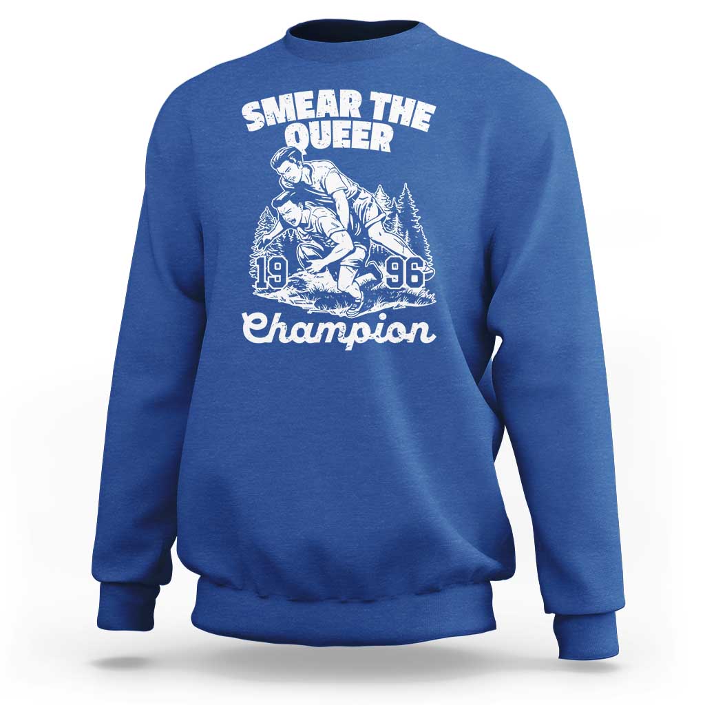 Sarcastic Smear The Qur Playround Game Sweatshirt LGBTQ Queer Pride - Wonder Print Shop