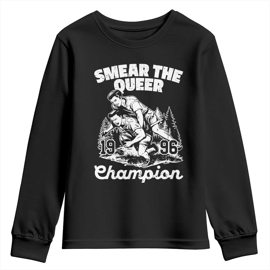 Sarcastic Smear The Qur Playround Game Youth Sweatshirt LGBTQ Queer Pride - Wonder Print Shop