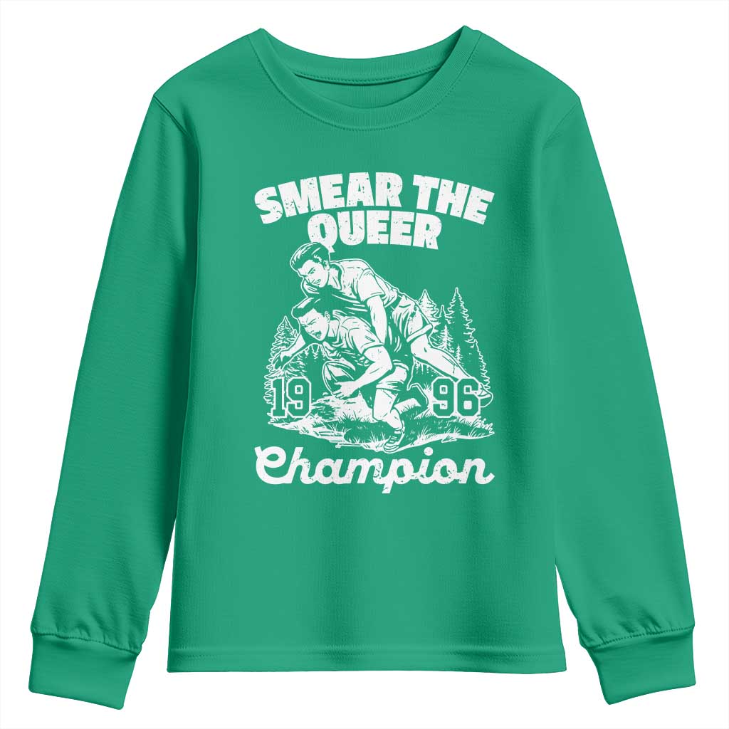 Sarcastic Smear The Qur Playround Game Youth Sweatshirt LGBTQ Queer Pride - Wonder Print Shop