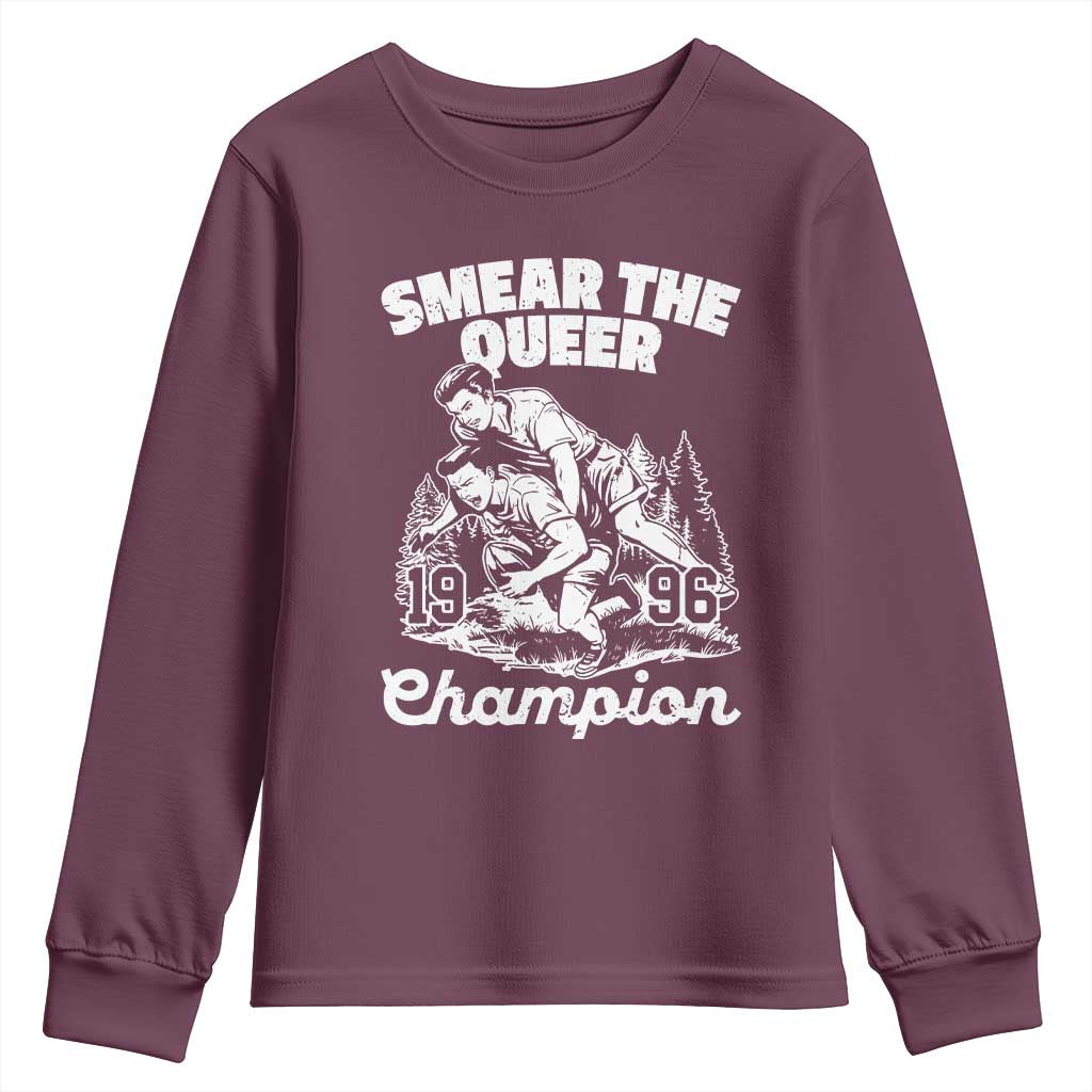 Sarcastic Smear The Qur Playround Game Youth Sweatshirt LGBTQ Queer Pride - Wonder Print Shop