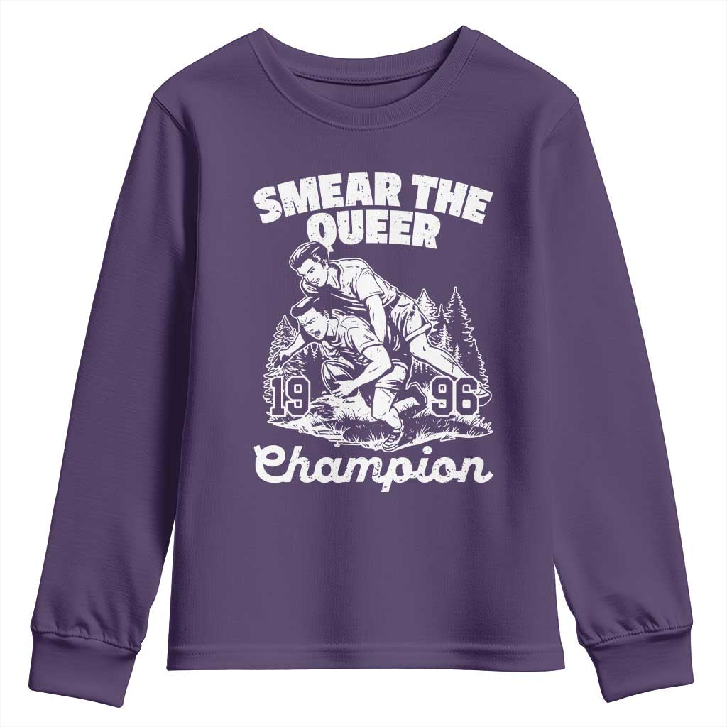Sarcastic Smear The Qur Playround Game Youth Sweatshirt LGBTQ Queer Pride - Wonder Print Shop