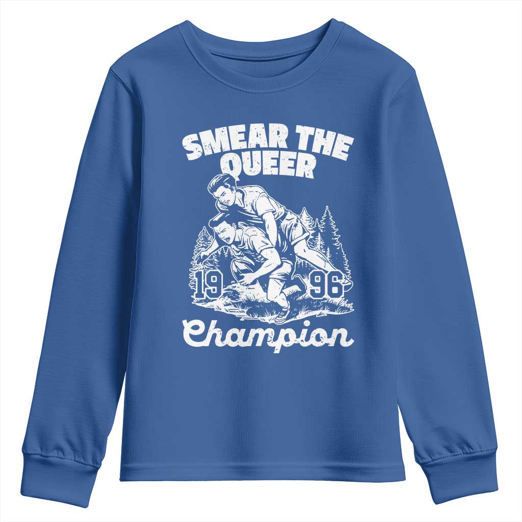 Sarcastic Smear The Qur Playround Game Youth Sweatshirt LGBTQ Queer Pride - Wonder Print Shop