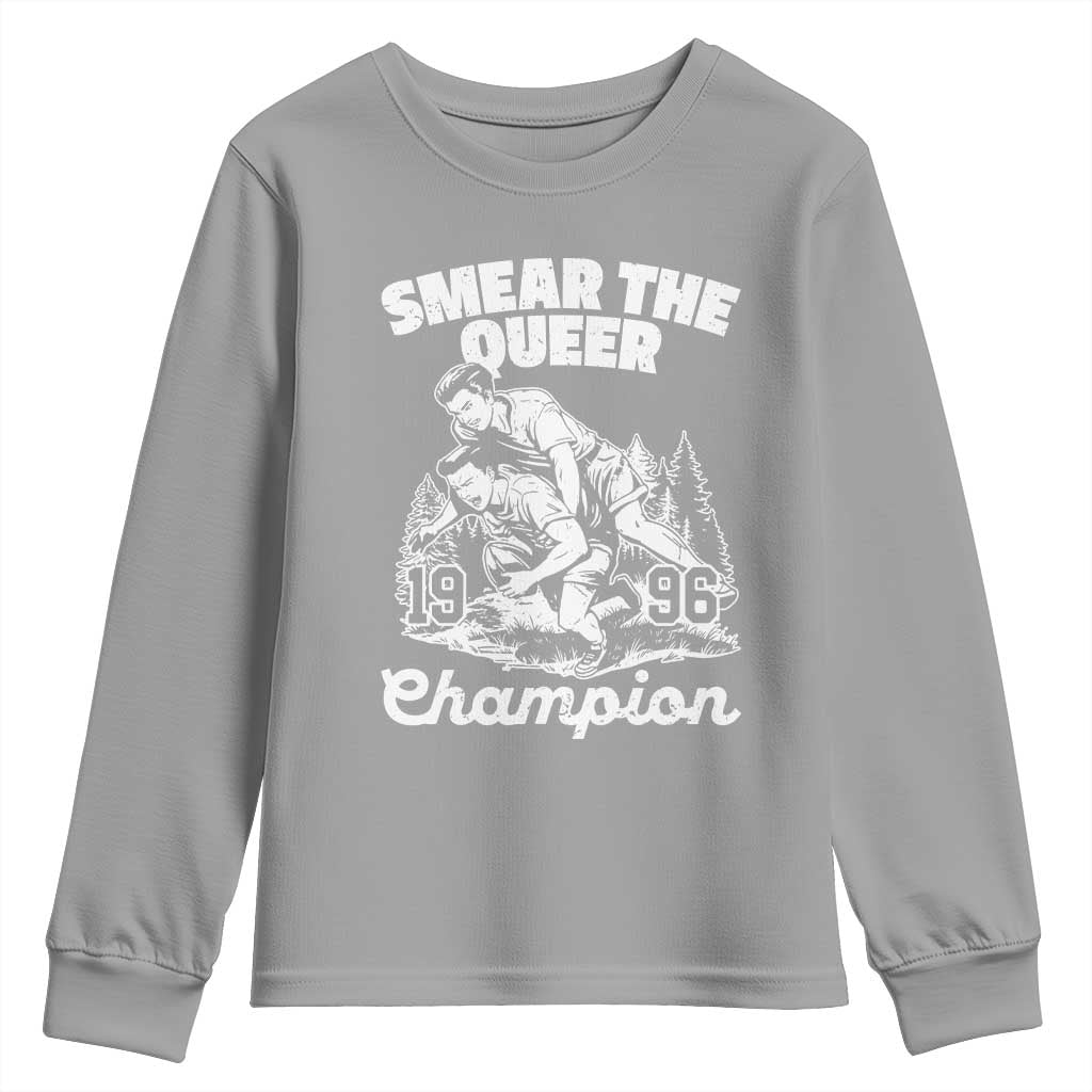 Sarcastic Smear The Qur Playround Game Youth Sweatshirt LGBTQ Queer Pride - Wonder Print Shop