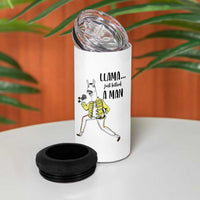Funny Llama Just Killed a Man 4 in 1 Can Cooler Tumbler Singing Animal Pun Internet Meme - Wonder Print Shop