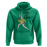 Funny Llama Just Killed a Man Hoodie Singing Animal Pun Internet Meme - Wonder Print Shop