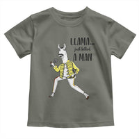 Funny Llama Just Killed a Man Toddler T Shirt Singing Animal Pun Internet Meme - Wonder Print Shop