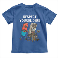 Respect Your Elders Retro Gaming Meme Toddler T Shirt Funny Gamer Controller 80s - Wonder Print Shop