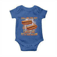 Call Me the Vet Offensive Hot Dog Meme Baby Onesie I Be Putting These Dogs Down Funny Glizzy Globber - Wonder Print Shop