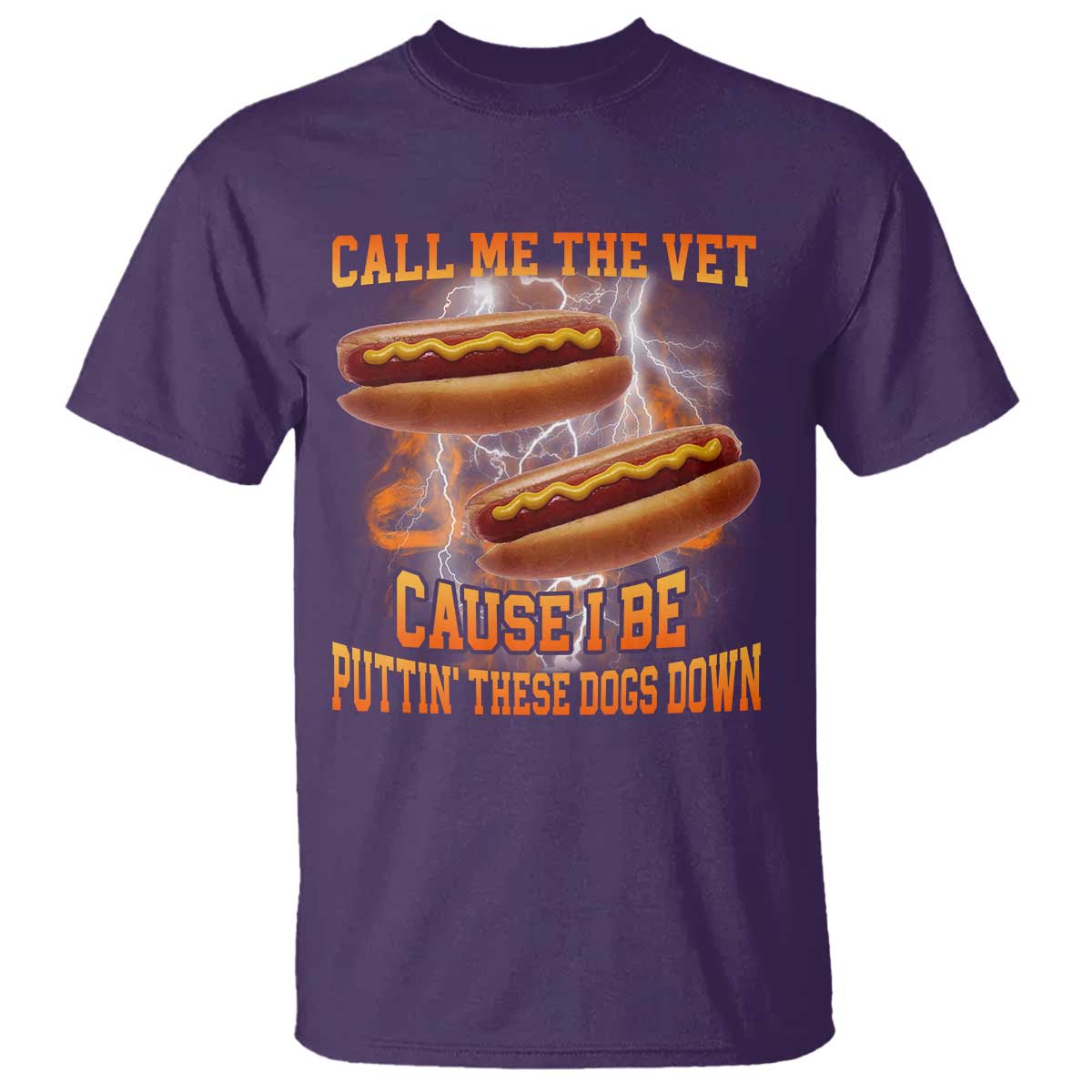 Call Me the Vet Offensive Hot Dog Meme T Shirt I Be Putting These Dogs Down Funny Glizzy Globber - Wonder Print Shop