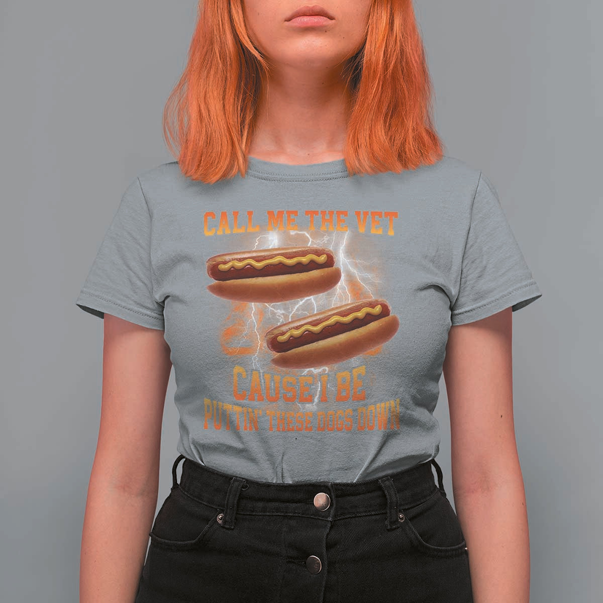 Call Me the Vet Offensive Hot Dog Meme T Shirt For Women I Be Putting These Dogs Down Funny Glizzy Globber - Wonder Print Shop
