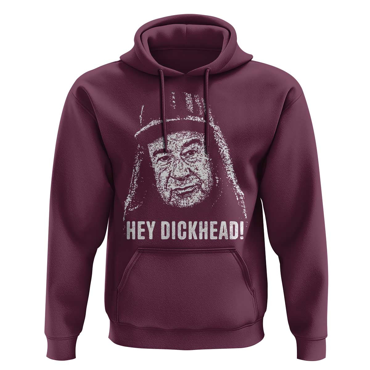 Hey Dckhead Grumpy Old Man Humor Hoodie Jerk Sarcastic Comedy