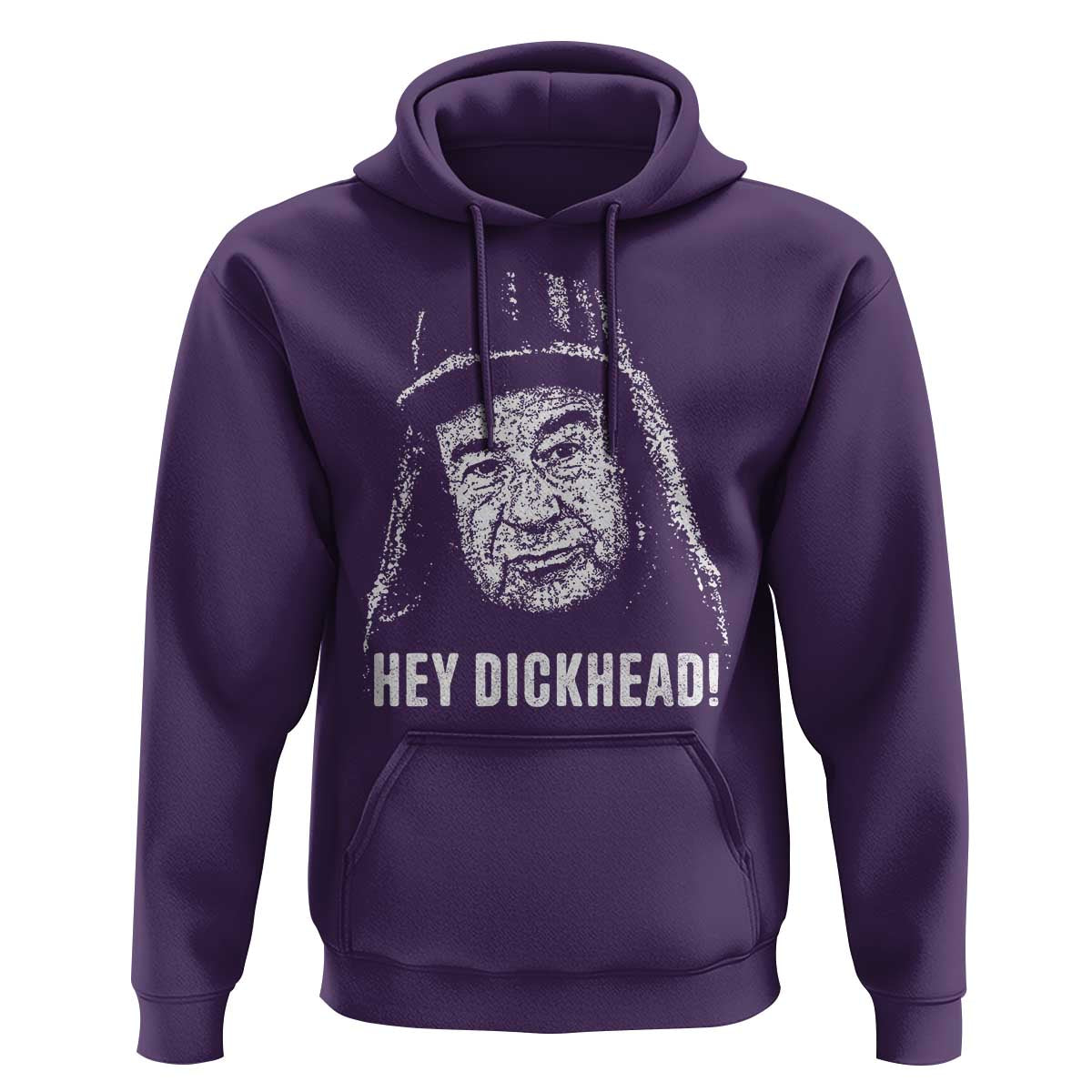 Hey Dckhead Grumpy Old Man Humor Hoodie Jerk Sarcastic Comedy