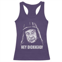 Hey Dckhead Grumpy Old Man Humor Racerback Tank Top Jerk Sarcastic Comedy