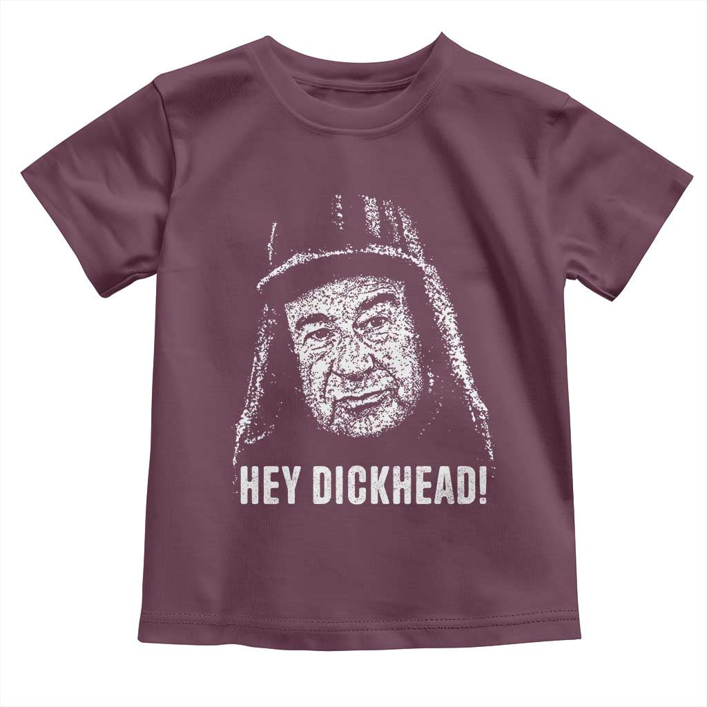 Hey Dckhead Grumpy Old Man Humor Toddler T Shirt Jerk Sarcastic Comedy
