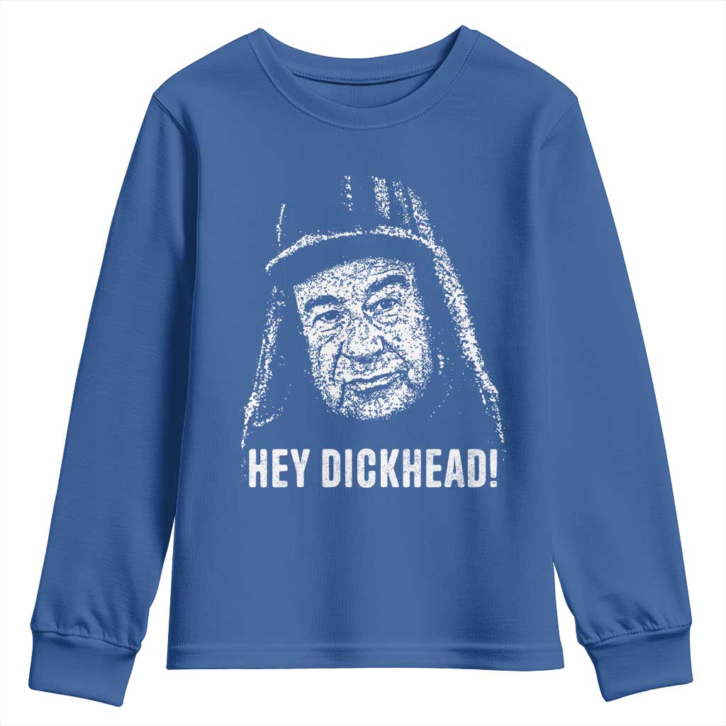 Hey Dckhead Grumpy Old Man Humor Youth Sweatshirt Jerk Sarcastic Comedy